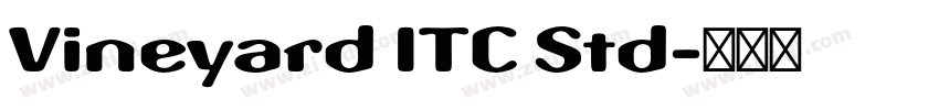 Vineyard ITC Std字体转换